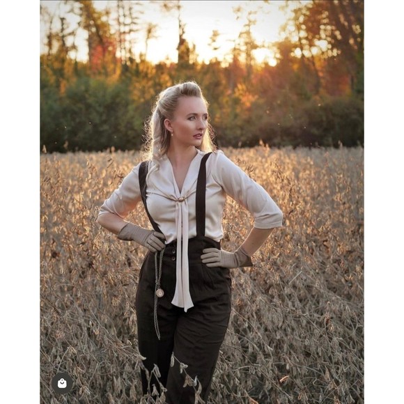 Favorite Trousers with Suspenders By Banned Retro